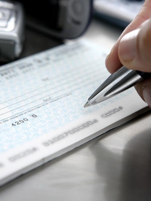 Cheque Caução Cheque Caução
