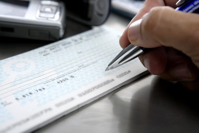 Cheque Caução Cheque Caução
