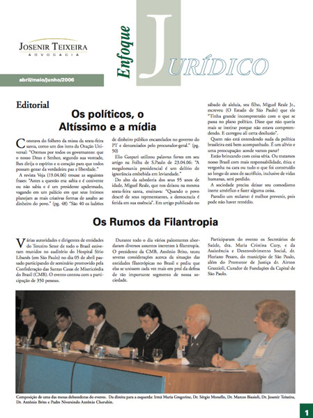 Enfoque Jurídico Josenir Teixeira